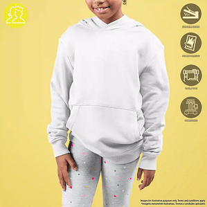 SWEAT COM CAPUZ POLIÉSTER CRIANÇA