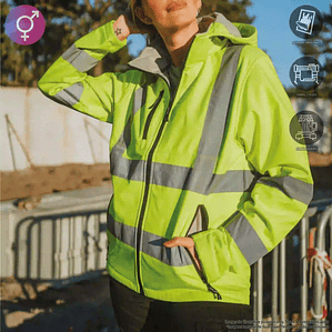 SOFTSHELL ALTA VISIBILIDADE TRABALHO UNISSEXO