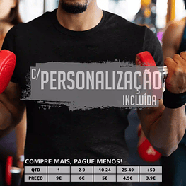 T-SHIRTS FARDAS DESPORTO PERSONALIZADAS