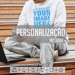 SWEATS FARDAS HOMEM/UNISSEXO PERSONALIZADAS