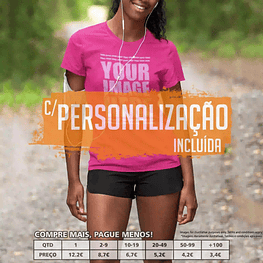 T-SHIRTS MULHER DESPORTO PERSONALIZADAS