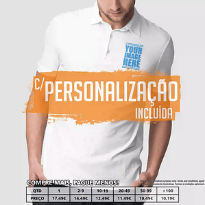 POLOS HOMEM PERSONALIZADOS