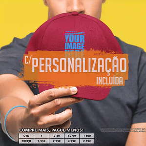 BONÉ ADULTO PERSONALIZADO