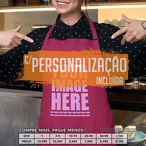 AVENTAL PERSONALIZADO