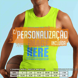 TOP HOMEM DESPORTO PERSONALIZADO