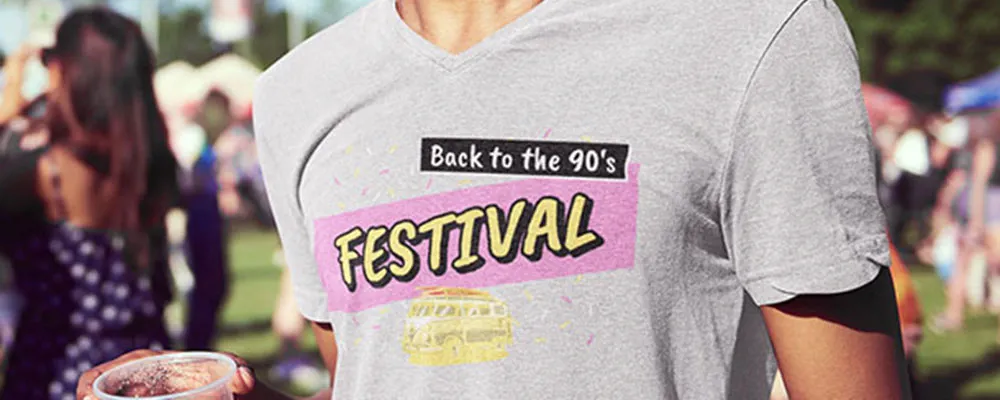 T-shirts para Festivais