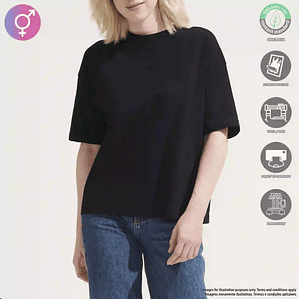 T-SHIRT MULHER OVERSIZED