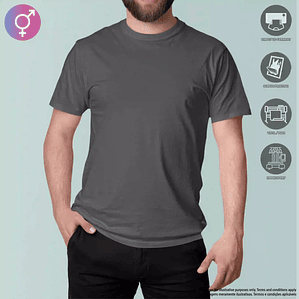 T-SHIRT HOMEM/UNISSEXO NO LABEL