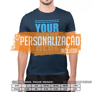 T-SHIRTS PERSONALIZADAS