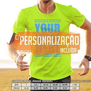 T-SHIRTS HOMEM DESPORTO PERSONALIZADAS