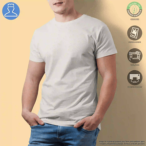 T-SHIRT HOMEM ALGODÃO ORGÂNICO OUTLET