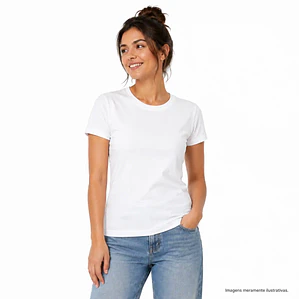 T-SHIRT MULHER PROMO ALGODÃO 