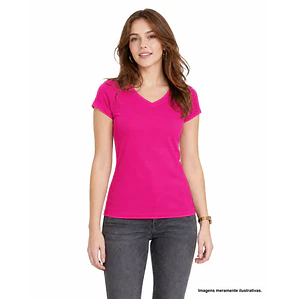 T-SHIRT MULHER DECOTE BICO 150