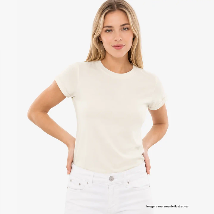 T-SHIRT MULHER ALGODÃO ORGÂNICO 1