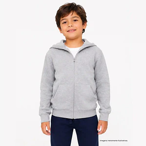 SWEAT CAPUZ COM FECHO CRIANÇA