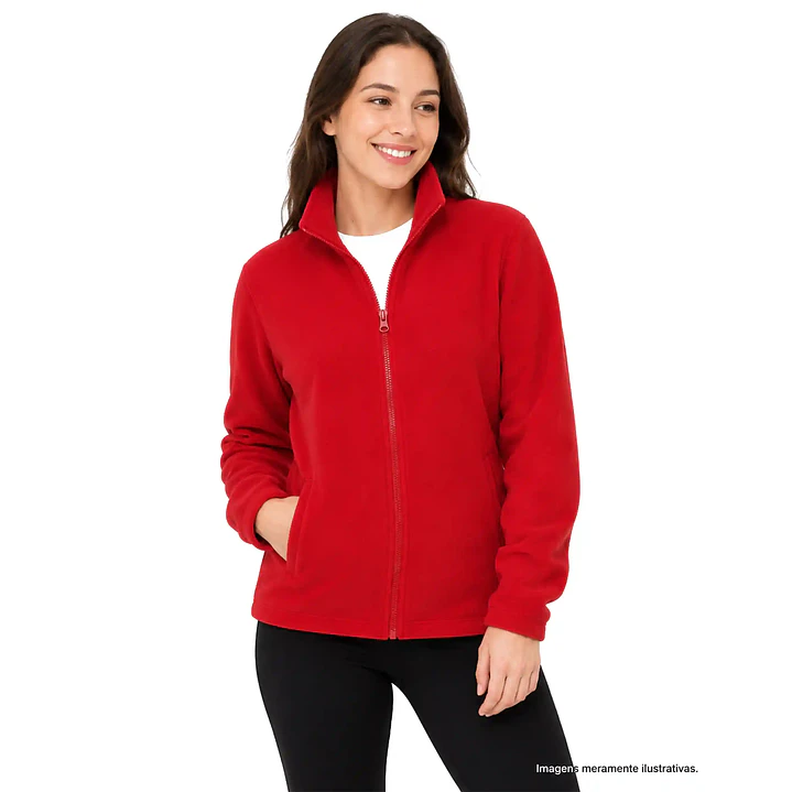 CASACO POLAR COM FECHO MULHER 1