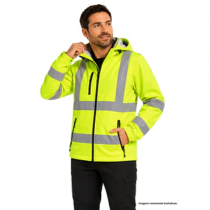 SOFTSHELL ALTA VISIBILIDADE TRABALHO UNISSEXO