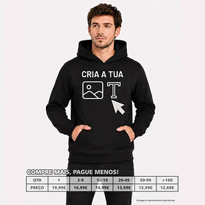 SWEATS COM CAPUZ PERSONALIZADAS