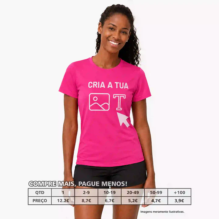 T-SHIRTS MULHER DESPORTO PERSONALIZADAS 1