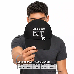 BONÉ ADULTO PERSONALIZADO