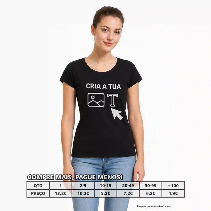 T-SHIRTS MULHER 190 PERSONALIZADAS 1