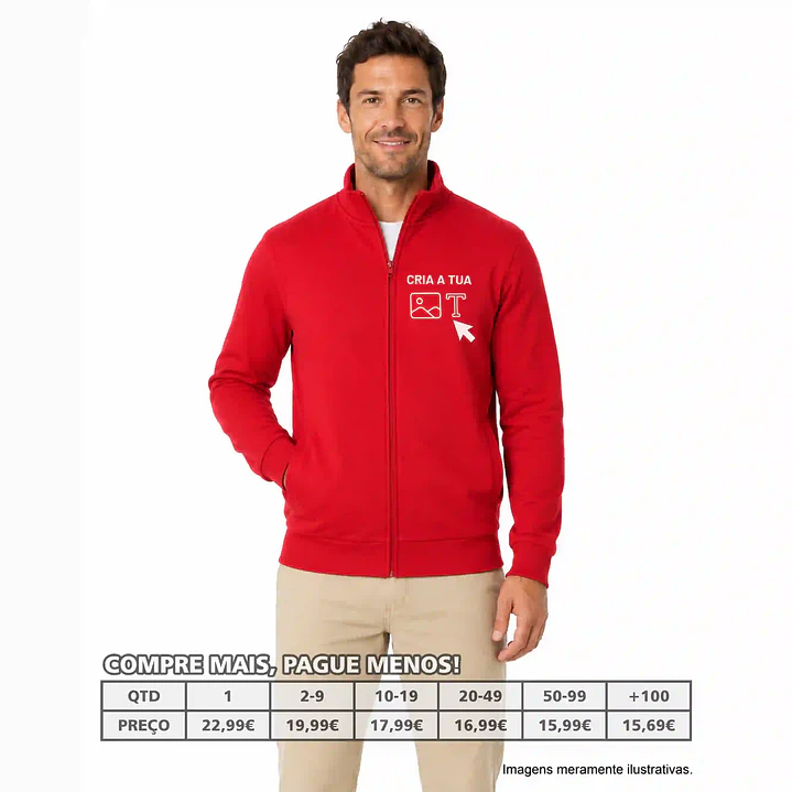 SWEATS COM FECHO PERSONALIZADAS 1