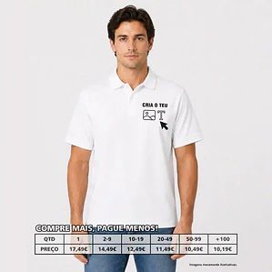 POLOS HOMEM PERSONALIZADOS