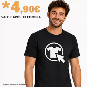 T-SHIRT HOMEM 190 PRINT ON DEMAND