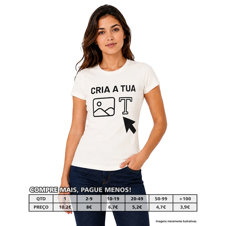 T-SHIRTS MULHER PERSONALIZADAS 1