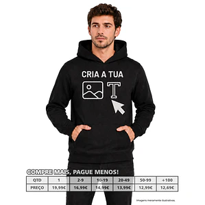 SWEATS COM CAPUZ PERSONALIZADAS