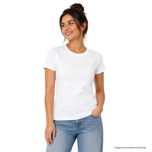 T-SHIRT MULHER PROMO ALGODÃO 