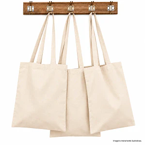 SACO DE PANO TOTE BAG ALGODÃO PROMO 