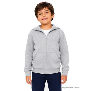 SWEAT CAPUZ COM FECHO CRIANÇA