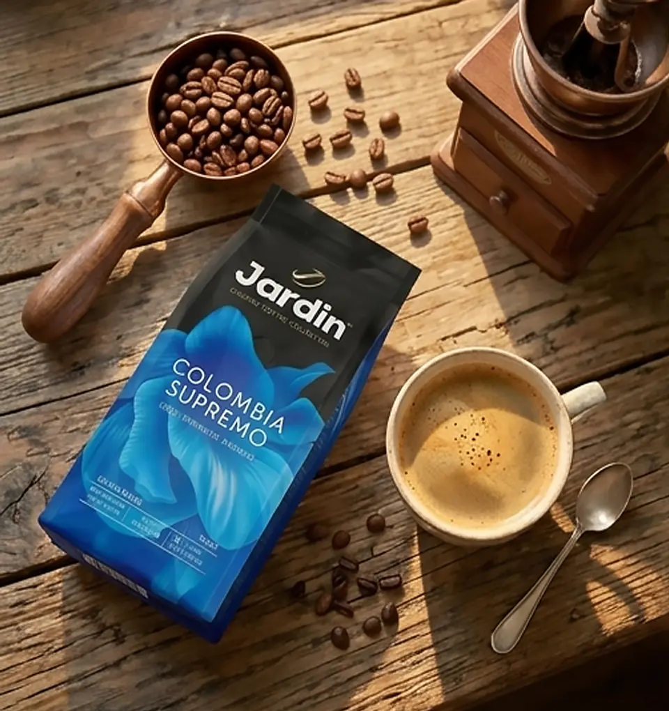 Café Grano Entero  Colombia Supremo Arábica Jardín 250 g. 2
