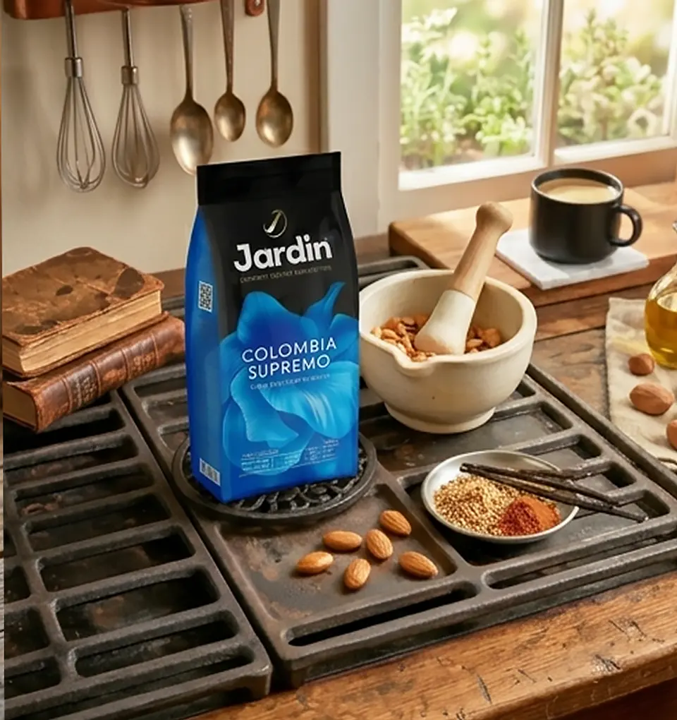 Café Grano Entero  Colombia Supremo Arábica Jardín 250 g. 4