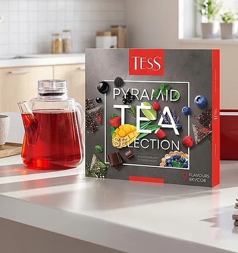 Caja Tess Colección. Té En Piramides 9 Sabores 45 bolsitas