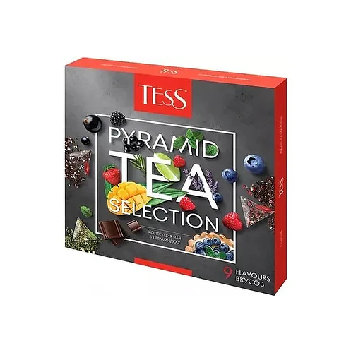 Caja Tess Colección. Té En Piramides 9 Sabores 45 bolsitas