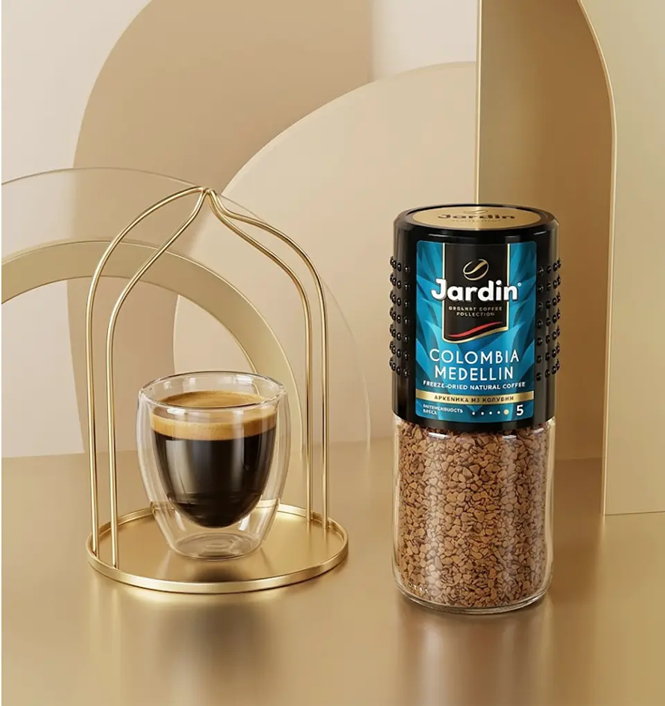 Café Instantáneo Liofilizado Jardin Colombia Medellín 95 g. 2