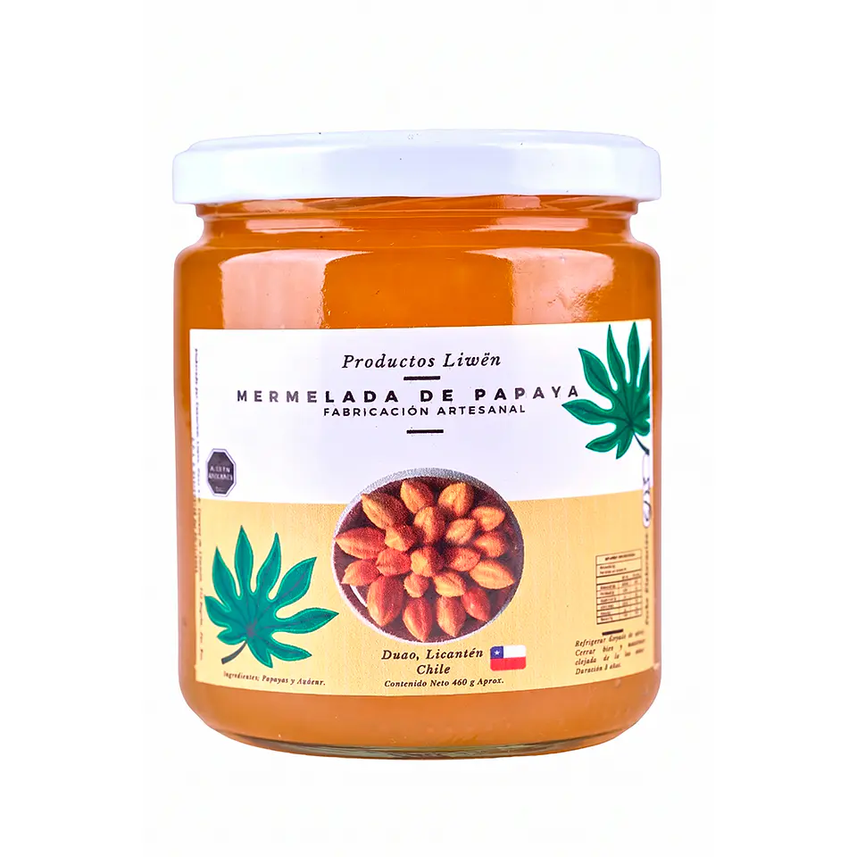 Mermelada De Papayas Liwen 460 Gr. 1