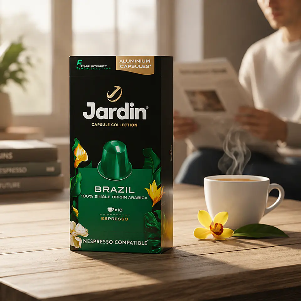 Café Brazil Jardin 10 Cápsulas, Compatible Nespresso 2