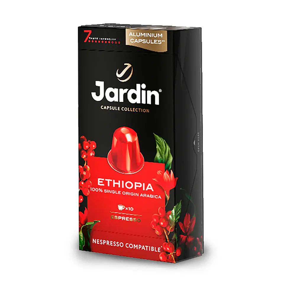  Café  Ethiopia Jardin 10 Cápsulas, Compatible Nespresso 1