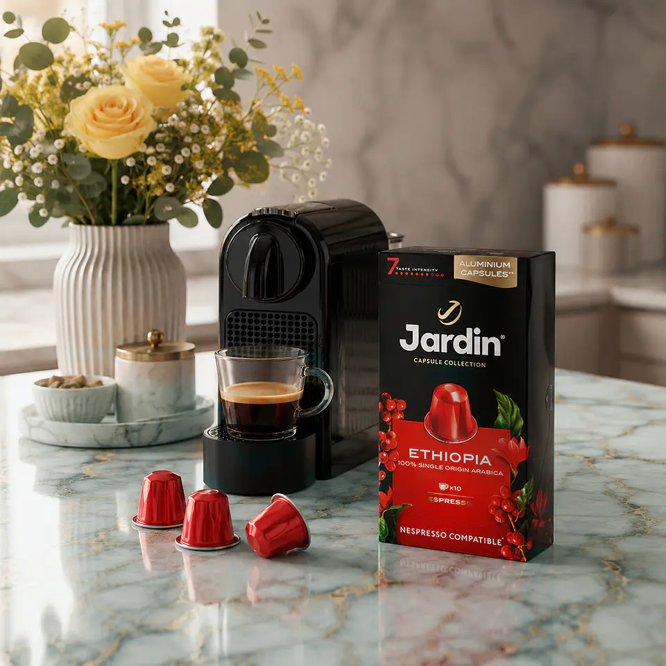Pack Café Nespresso Jardin, 3 Variedades,( Brasil, Perú, Ethiopia), 30 Cápsulas  4