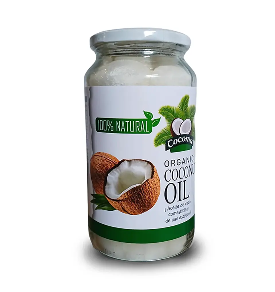 Aceite De Coco Orgánico Extra Virgen Cocoma 1000ml. 1