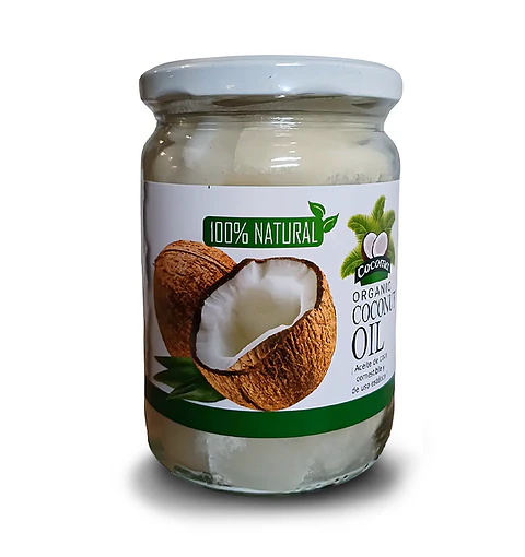 Aceite De Coco Orgánico Extra Virgen Cocoma 500ml.