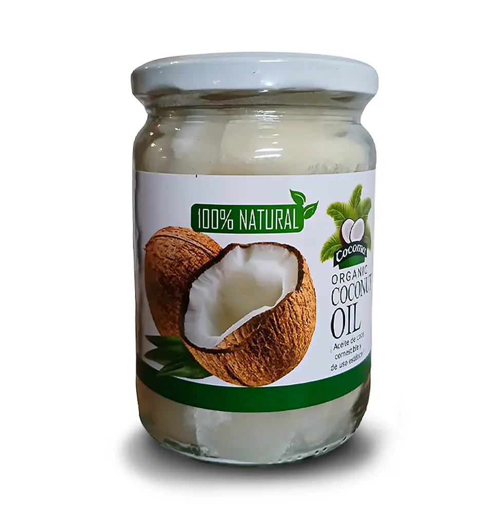 Aceite De Coco Orgánico Extra Virgen Cocoma 500ml. 1