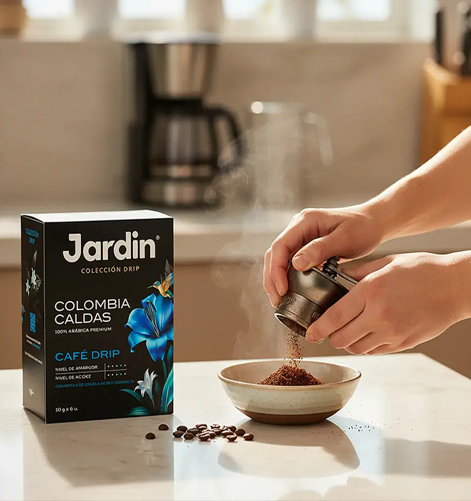 Café Jardín Drip Colombia Caldas 100% Arábica 6 Sobres 4