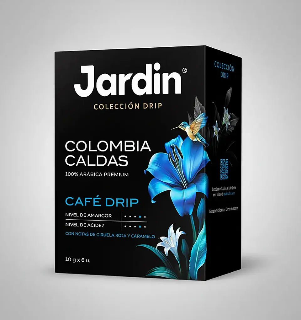 Café Jardín Drip Colombia Caldas 100% Arábica 6 Sobres 5