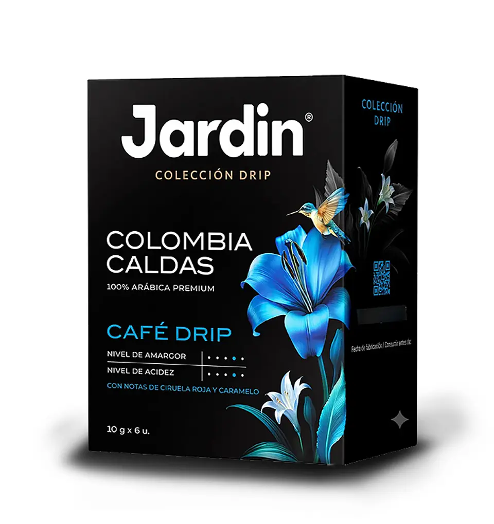 Café Jardín Drip Colombia Caldas 100% Arábica 6 Sobres 1