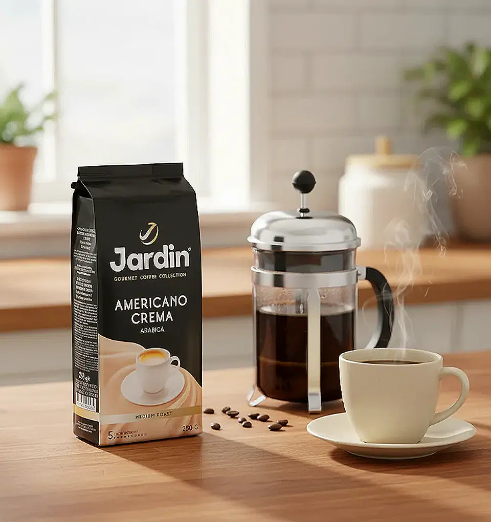 Café Grano Molido  Americano Crema Jardín 3