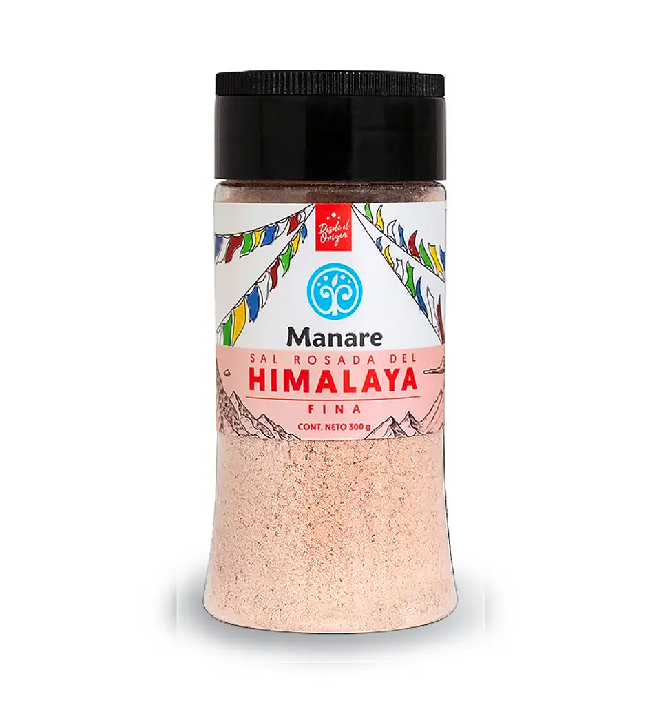 Sal Rosada Del Himalaya Fina 300 G - Manare 1